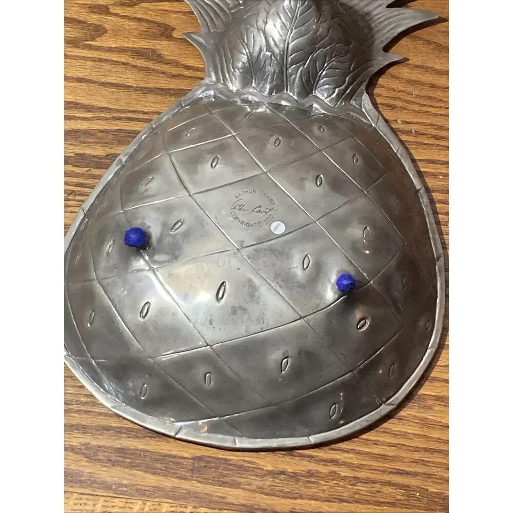 ARTHUR COURT Pineapple Chip & Dip Tray 2003, Signed